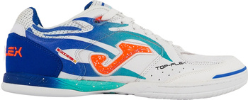 Buty piłkarskie Joma Top Flex 2576 Indoor biało-niebieskie TOPS2576IN