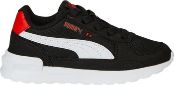 Buty dziecięce Puma Graviton AC PS czarno-czerwone 381988 11