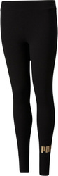 Legginsy dla dzieci Puma ESS Logo czarne 587050 56