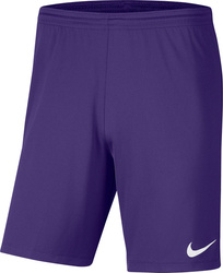 Spodenki treningowe krótkie męskie Nike Dry Park III NB K fioletowe BV6855 547