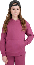 Bluza dla dziewczynki 4F F1953 ciemny fiolet 4FJWAW25TSWSF1953 50S