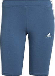 Spodenki damskie adidas Essentials 3-Stripes Bike Shorts niebieskie HD1803