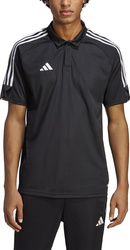Koszulka męska adidas Tiro 23 League Polo czarna HS3578