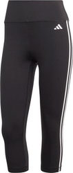 Legginsy damskie adidas 3/4 Train Essentials 3-Stripes High-Waisted 3/4 czarne HT5437