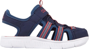 Buty sportowe szkolne miejskie dziecięce Kappa Kyoko granatowo-pomarańczowe 260884K 6744