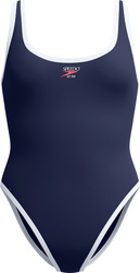 Damski Strój Kąpielowy Solid Scoop 1pc  poppy red/patriot blue rozmiar XL
