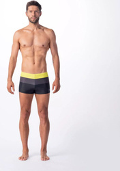 Męskie bokserki slipy kąpielowe kąpielówki Aquawave Stripe rozmiar L