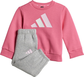 Dres dla dzieci adidas Essentials różowo-szary JY0303