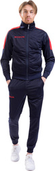 Dres treningowy piłkarski komplet bluza spodnie Givova Tuta Revolution granatowo-czerwony TR033 0412
