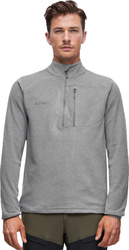 Bluza polarowa męska Alpinus Kerkis 1/3 zipper szara Tactical MK18894