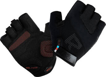 Rękawiczki rowerowe Radvik Blast czarno-pomarańczowe rozmiar M