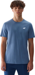Koszulka męska 4F M3096 niebieska 4FWSS25TTSHM3096 32S