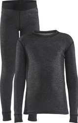 Dziecięcy zestaw bielizny termoaktywnej Craft CORE WOOL MERINO SET JR rozmiar 134/140