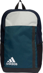 Plecak sportowy szkolny miejski adidas Motion Badge of Sport czarno-niebieski IK6891