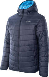 Męska kurtka z kapturem zimowa pikowana Hi-Tec Lovara rozmiar L