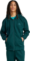 Bluza męska adidas ALL SZN Fleece Full-Zip zielona JX5101