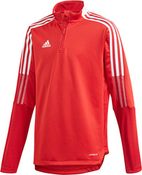 Bluza dla dzieci adidas Tiro 21 Training Top Youth czerwona GM7323