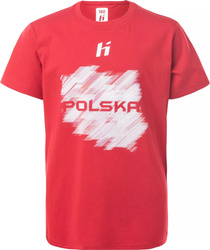 Dziecięca koszulka t-shirt z krótkim rękawem Huari Poland Fan Junior rozmiar 152