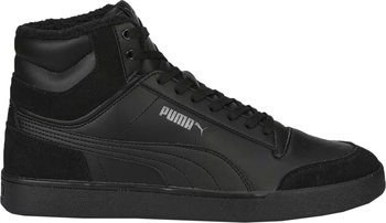 Buty męskie Puma Shuffle Mid Fur czarne 387609 01
