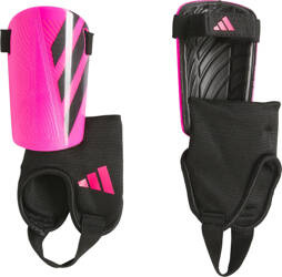 Ochraniacze piłkarskie na golenie piszczele nagolenniki dla dzieci adidas Tiro Match różowe IS5602