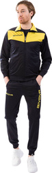 Dres treningowy piłkarski komplet bluza spodnie Givova Tuta Visa Triacetato granatowo-żółty TR018 0407