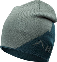 Męska czapka przejściowa zimowa beanie Elbrus Reutte zielono-szara