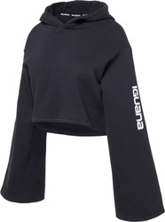 Damska bluza bawełniana z kapturem krótka typu crop Iguana Pirmo W rozmiar L