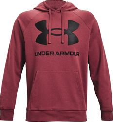Bluza męska Under Armour Rival Fleece Big Logo HD burgund 1357093 652