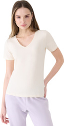 Koszulka damska 4F F1990 złamana biel 4FWSS25TTSHF1990 11S