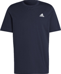 Koszulka męska adidas Essentials Jersey Embroidered Small Logo granatowa HY3404
