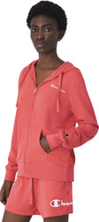 Bluza damska Champion Full Zip Hoodie Sweatshirt różowa 118099 PS203