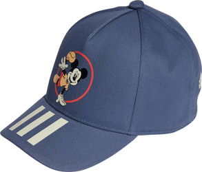 Czapka z daszkiem sportowa dziecięca adidas Disney Mickey Mouse niebieska IW1122