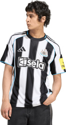 Koszulka męska adidas Newcastle United FC 25/26 Home biało-czarna JI7382