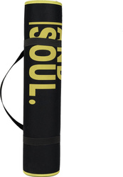 Mata do ćwiczeń Profit Body and Soul 180x60x0,6cm czarna DK 705-N