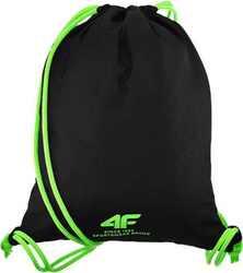 Worek plecak na buty 4F U112 czarno-zielony 4FJWSS25AGYMU112 45S