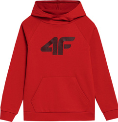 Bluza dla chłopca 4F czerwona 4FJSS23TSWSM220 62S