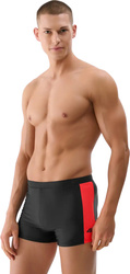 Spodenki kąpielowe męskie 4F M044 czarno-czerwone 4FWSS25USWTM044 20S