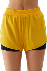 Spodenki damskie 4F FNK F497 pomarańczowe 4FWSS24TFSHF497 70S