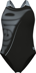 Damski Strój Kąpielowy Women's Arena Bright Glare Swimsuit V Ba  dress blues rozmiar 38