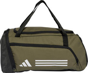 Torba sportowa treningowa podróżna fitness adidas Essentials 3-Stripes Duffel S oliwkowa IZ1907