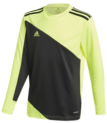 Bluza bramkarska dla dzieci adidas Squadra 21 Goalkeeper Jersey Youth czarno-limonkowa GN5794