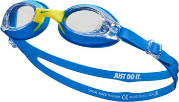 Okularki pływackie Nike Junior niebieskie NESSD138-458 OS