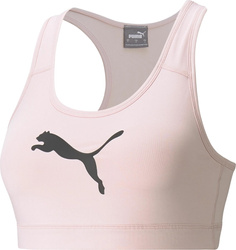 Stanik sportowy Puma Mid Impact 4Keeps Bra różowy 520304 36