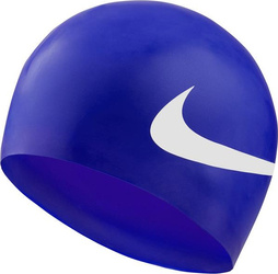 Czepek pływacki Nike Printed Silicon niebieski NESS8163-494