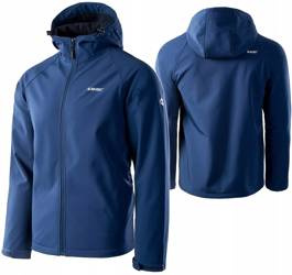 Męska kurtka przejściowa softshell Hi-Tec Neti II membrana 8000 granatowa rozmiar XXL