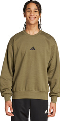 Bluza męska adidas Essentials Feelcozy Fleece oliwkowa KD5149