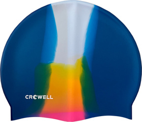 Czepek pływacki silikonowy Crowell Multi Flame kolorowy kol.14