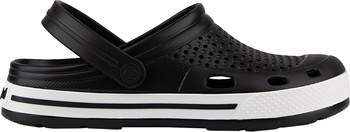 Chodaki sandały klapki męskie Coqui Lindo czarno-białe 6403-100-2232