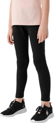 Legginsy dla dziewczynki 4F czarne HJL22 JLEG004 20 S