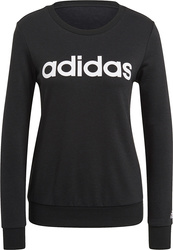 Bluza damska adidas Essentials Linear Sweatshirt czarna GL0718